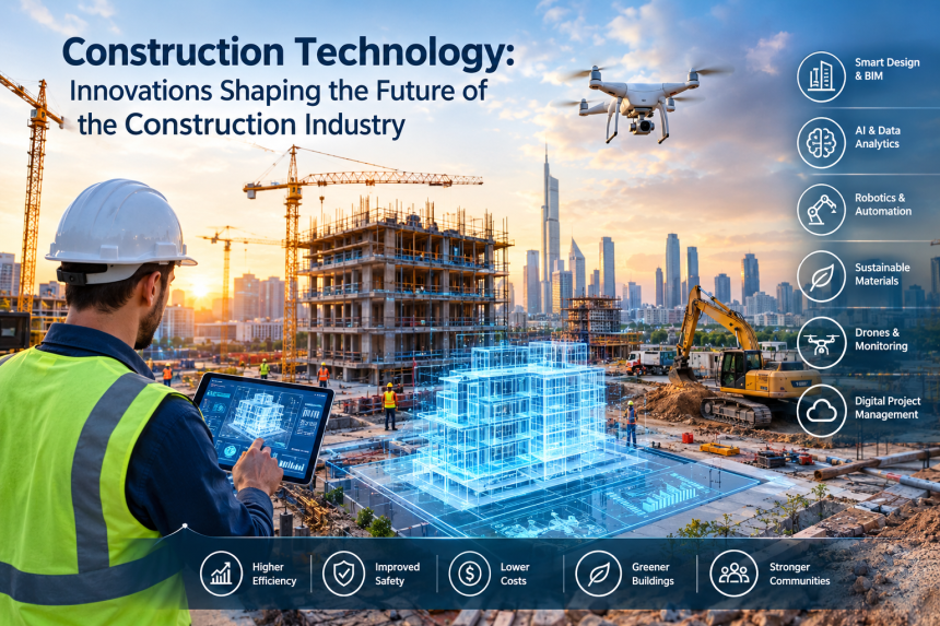 Construction Technology: Innovations Shaping the Future of the Construction Industry